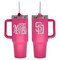 40oz Pink Stainless Steel Colossal Tumbler, Etched, Best Mom Ever Design, San Diego Padres